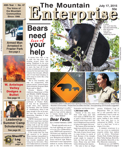 The Mountain Enterprise July 17, 2015 Edition