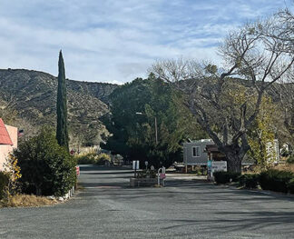 The remote canyon behind this RV park in Gorman was the site of the infamoius ‘Cotton Club Murder’ in 1983. The RV park did not exist at that time.