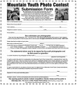 Hey Kids! The Mountain Youth Photo Contest is back