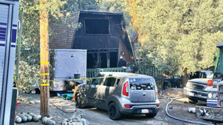 House where the fire took place