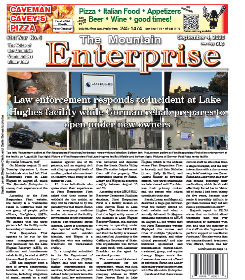 The Mountain Enterprise September 4, 2026 Edition