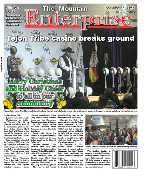 The Mountain Enterprise December 22, 2023 Edition