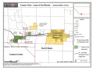 [Kern County map of annexation area]