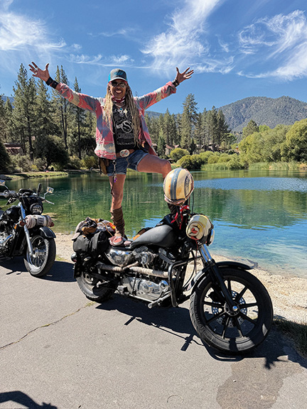 Gevin Fax celebrates women motorcycle riders in PMC