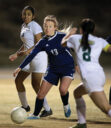 Soccer season wraps with a bang — Falcon girls win in second playoffs nail-biter