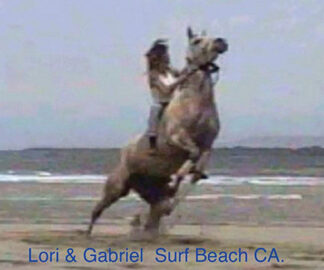 Lori and her horse Gabriel