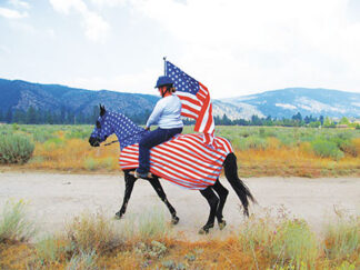 Come to the Ride - Walk to Remember on Saturday, Sept. 11 at 11 a.m. in Cuddy Valley, meet across from the Piñon Pines mailboxes. See you there! Walkers, Equestrians, Electric carts all welcome. Join in to honor the memory of all those who died, all those who fought, all those who served.  [Dawn Jenkins photo/from archive]