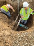 PG&E punctures Lebec water main