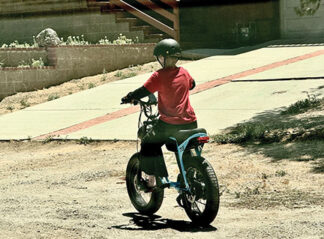 Child on an E-Bike