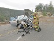 Cuddy crash tears car to pieces
