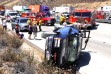 Vehicle rollover on southbound I-5, south of Gorman shuts down all lanes