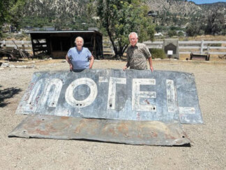 Gorman Motel sign from the 1930s-1940s