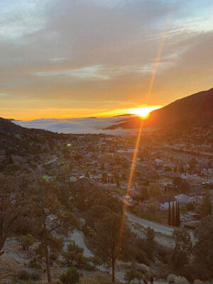Radiation fog over Frazier Park