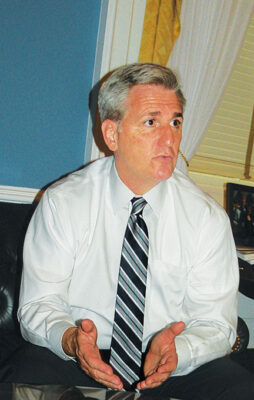 House Majority Whip Rep. Kevin McCarthy during an interview with The Mountain Enterprise in his Capital Hill office in the final hours of the 2012 “Fiscal Cliff” standoff within the House of Representatives.
