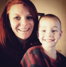 Kimberly Harvill-Watkins with her son, Brayden.  Kimberly was murdered in Gorman and Brayden was kidnapped with his sisters as his aunt Brittney Humphrey and her boyfriend fled the state. See the detailed report  in the new issue of The Mountain Enterprise on newsstands now.