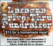 Correction to FFA Lasagna Dinner Fundraiser