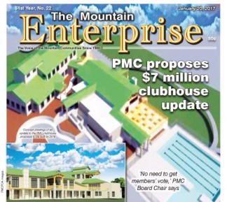 The Mountain Enterprise, January 20, 2017 front page