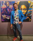 Beloved FMHS teacher showcases his art