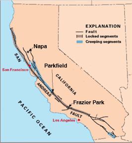Frazier Park sits in the middle of The Big Bend of the San Andreas fault.