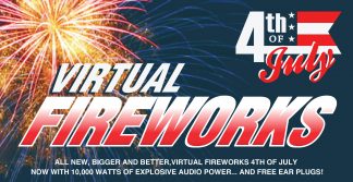 The Virtual Fireworks party in Frazier Mountain Park’s soccer field is on Thursday, July  4 at 8:30 p.m. The event is free. Everyone is welcome to join in the fun. 