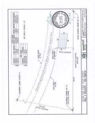 Above: Proposed site for Well No. 8 (see black box), per complaint prepared by FPPUD’s legal counsel on January 18, 2024