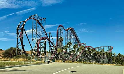 Magic Mountain’s X2 coaster closed amidst allegations that ride is linked to serious brain injuries
