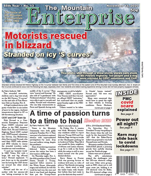 The Mountain Enterprise November 13, 2020 Edition