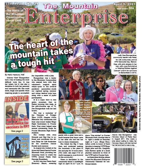The Mountain Enterprise April 9, 2021 Edition