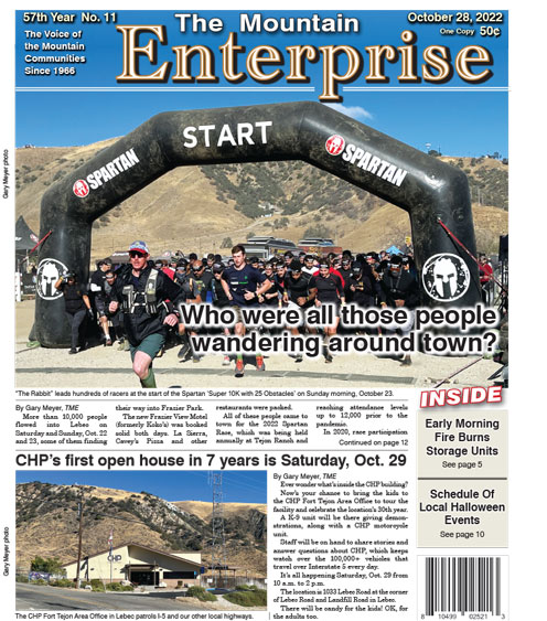 The Mountain Enterprise October 28, 2022 Edition