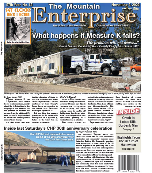 The Mountain Enterprise November 4, 2022 Edition