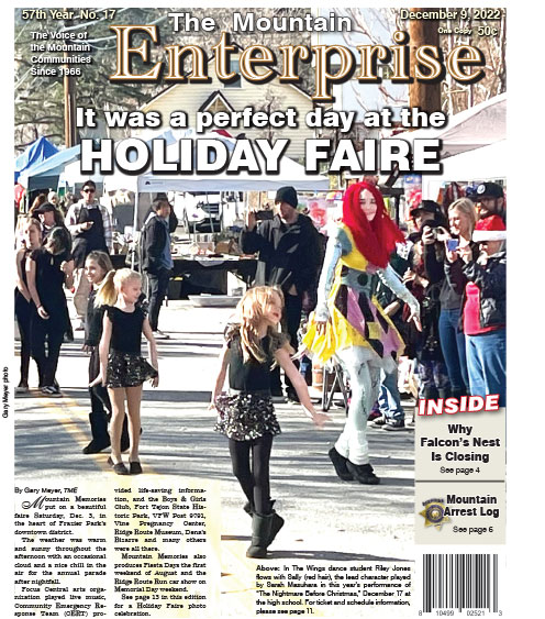 The Mountain Enterprise December 9, 2022 Edition