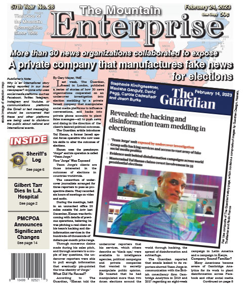 The Mountain Enterprise February 24, 2023 Edition