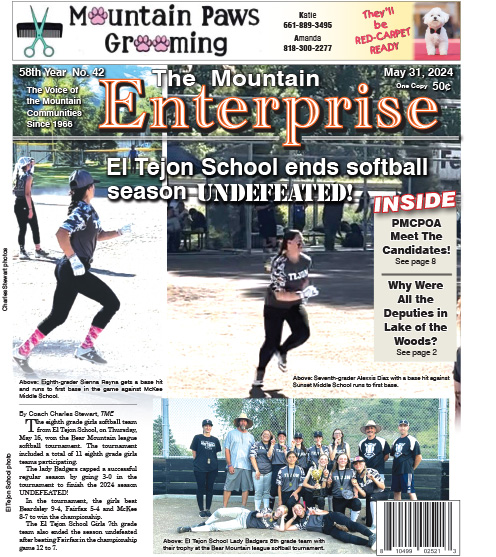 The Mountain Enterprise May 31, 2024 Edition