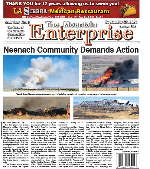 The Mountain Enterprise September 27, 2024 Edition