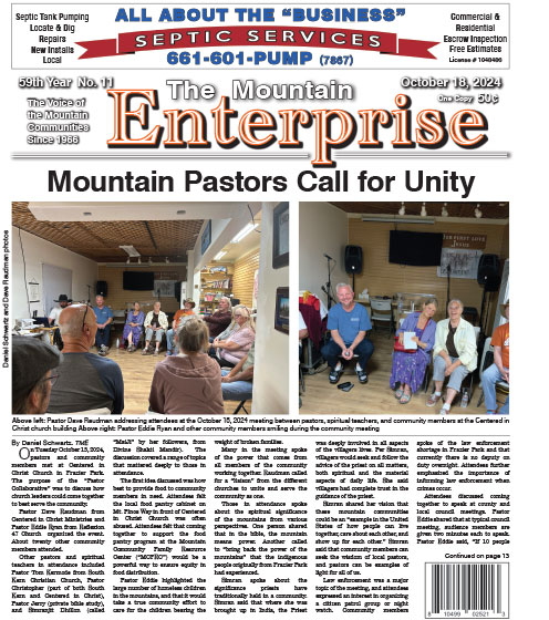 The Mountain Enterprise October 18, 2024 Edition