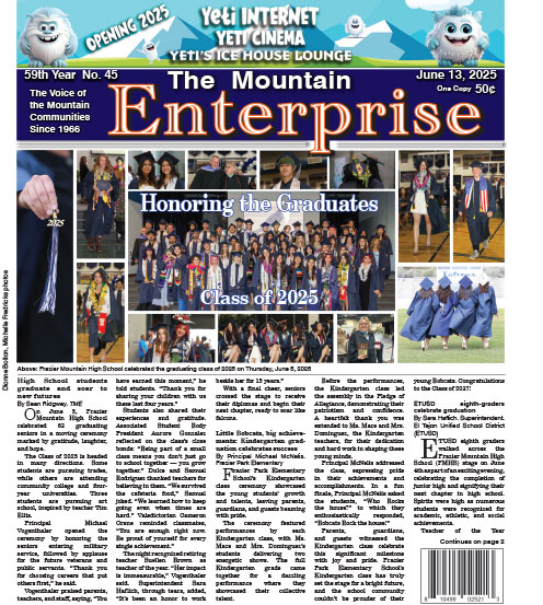 The Mountain Enterprise June 13, 2025 Edition