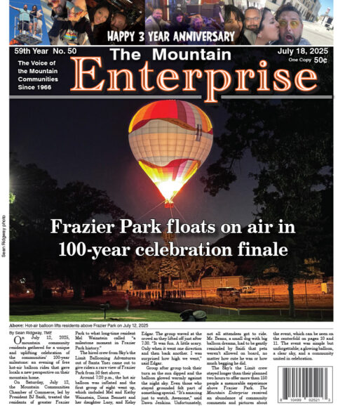 The Mountain Enterprise July 18, 2025 Edition