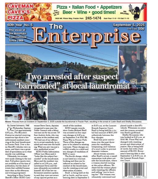 The Mountain Enterprise September 5, 2025 Edition