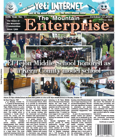 The Mountain Enterprise October 17, 2025 Edition