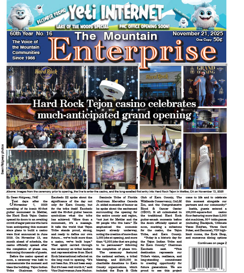 The Mountain Enterprise November 21, 2025 Edition