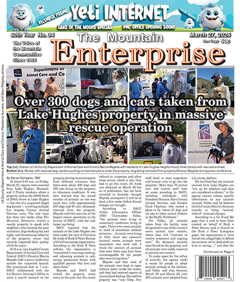 The Mountain Enterprise March 27, 2026 Edition