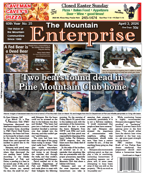 The Mountain Enterprise April 3, 2026 Edition