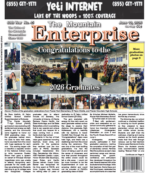 The Mountain Enterprise June 12, 2026 Edition