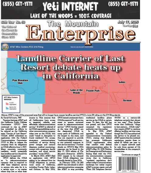 The Mountain Enterprise July 17, 2026 Edition