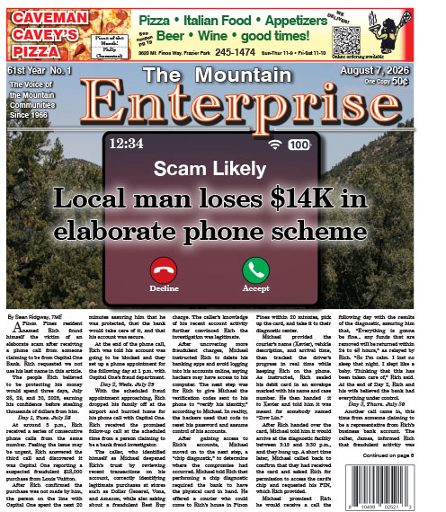 The Mountain Enterprise August 7, 2026 Edition