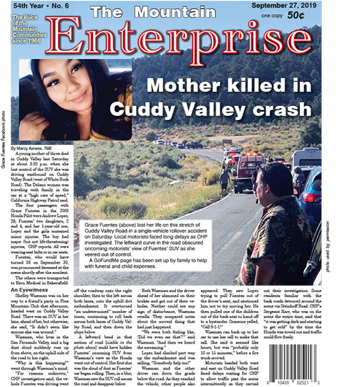 The Mountain Enterprise September 27, 2019 Edition