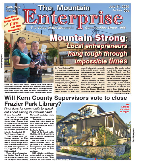 The Mountain Enterprise July 31, 2020 Edition