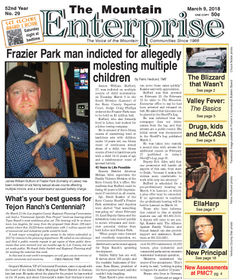 The Mountain Enterprise March 9, 2018 Edition