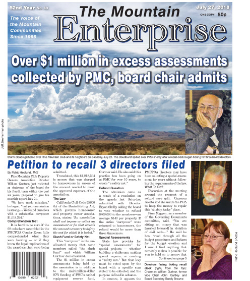 The Mountain Enterprise July 27, 2018 Edition
